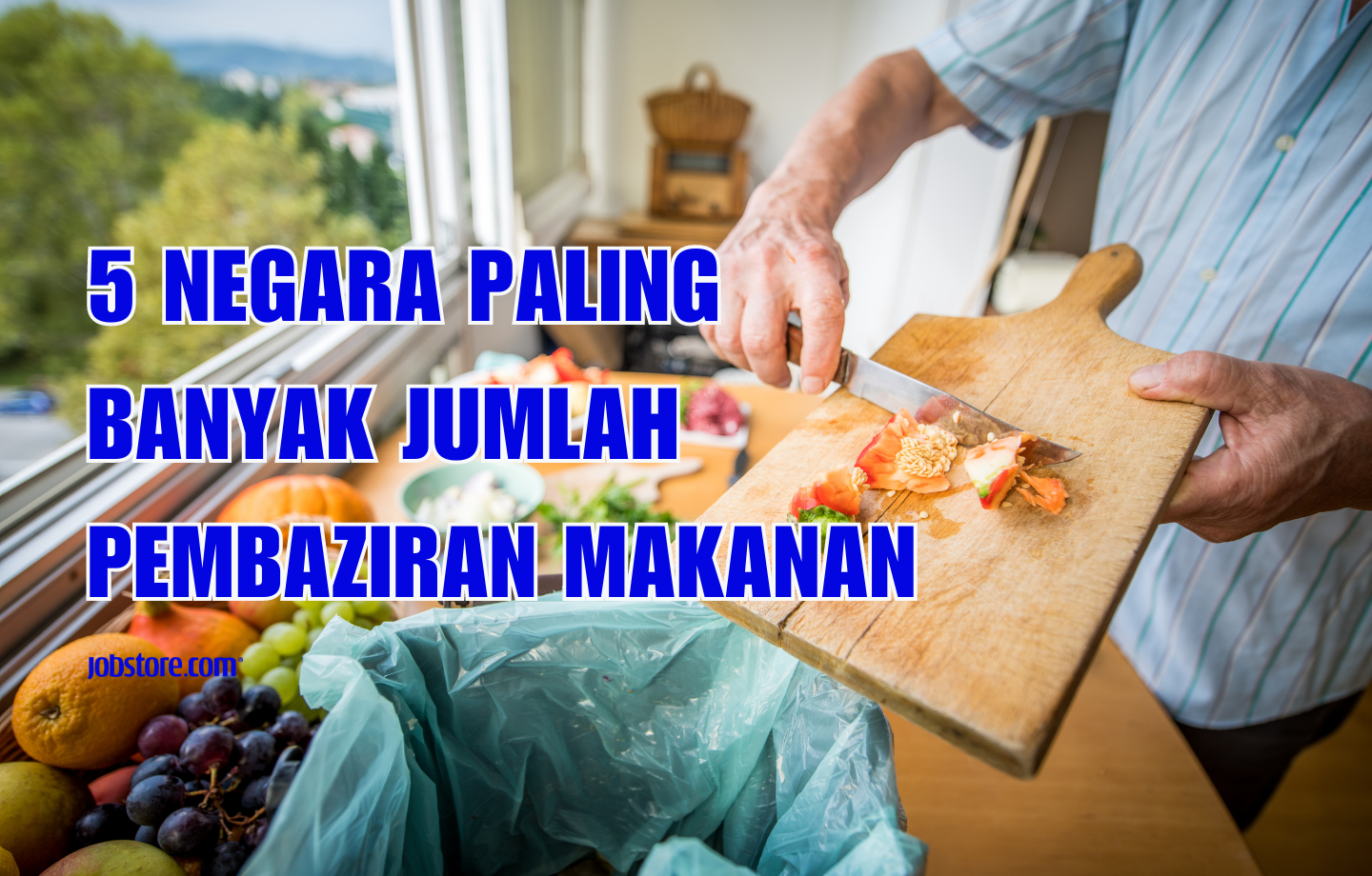 5 Negara Paling Banyak Jumlah Pembaziran Makanan