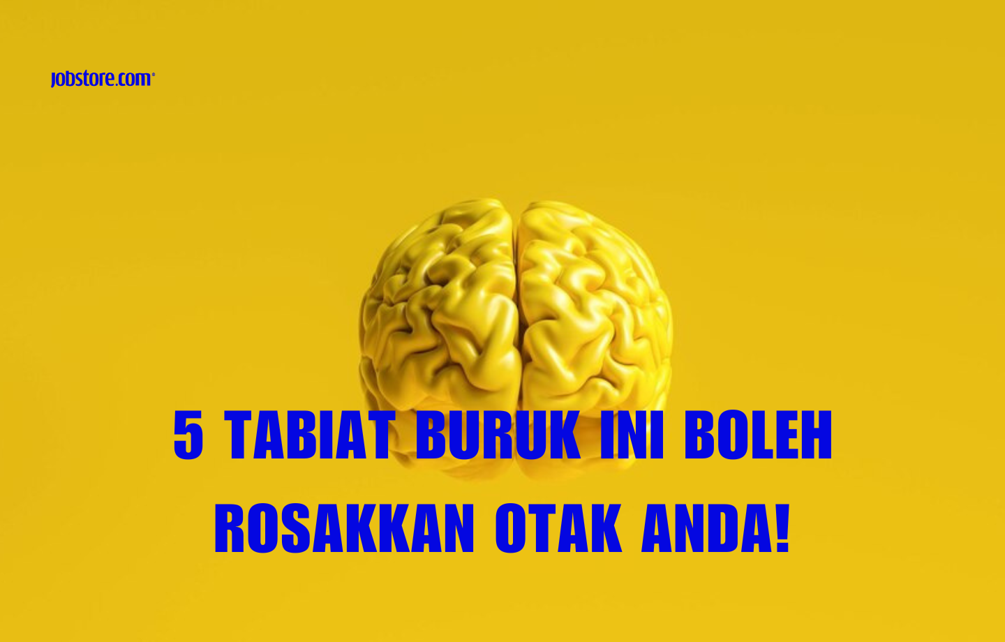 5 Tabiat Buruk Ini Boleh Rosakkan Otak Anda!