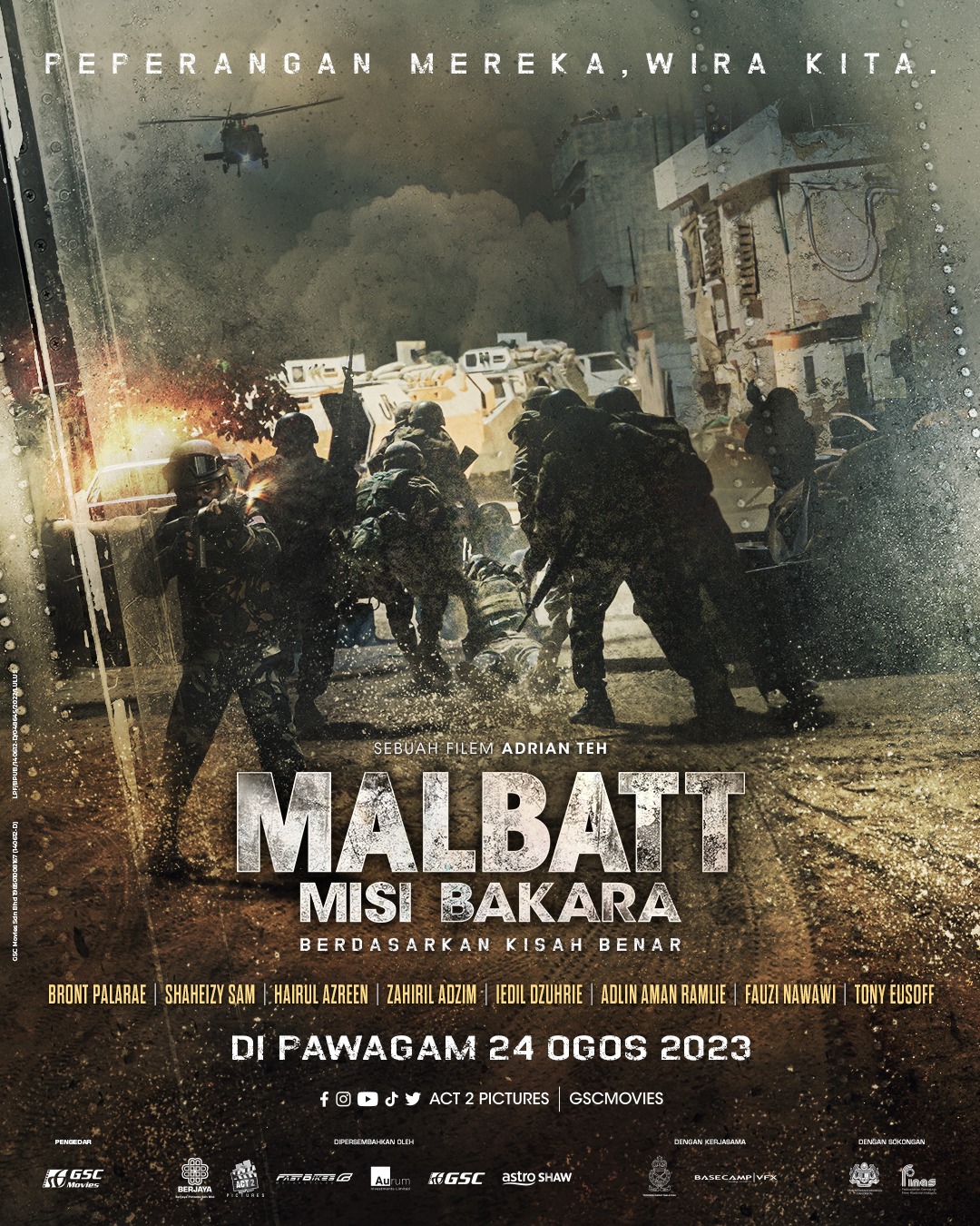 Filem MALBATT: Misi Bakara (2023) Bongkar Kisah Sebenar Black Hawk Dawn