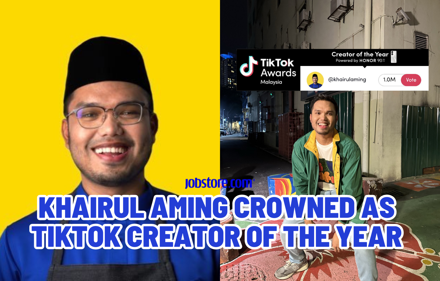 Khairul Aming Crowned as TikTok Creator of The Year