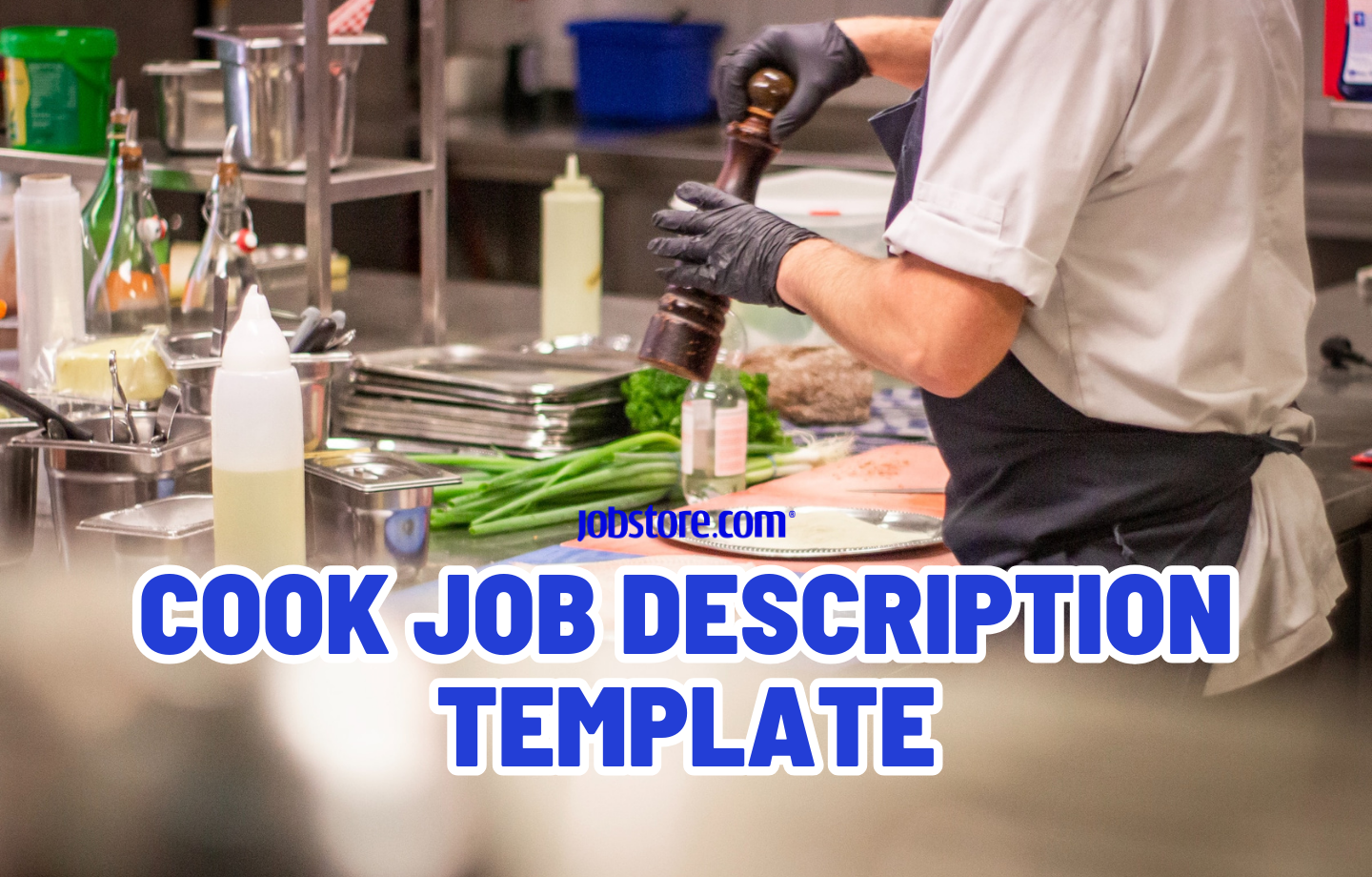 Cook Job Description Template
