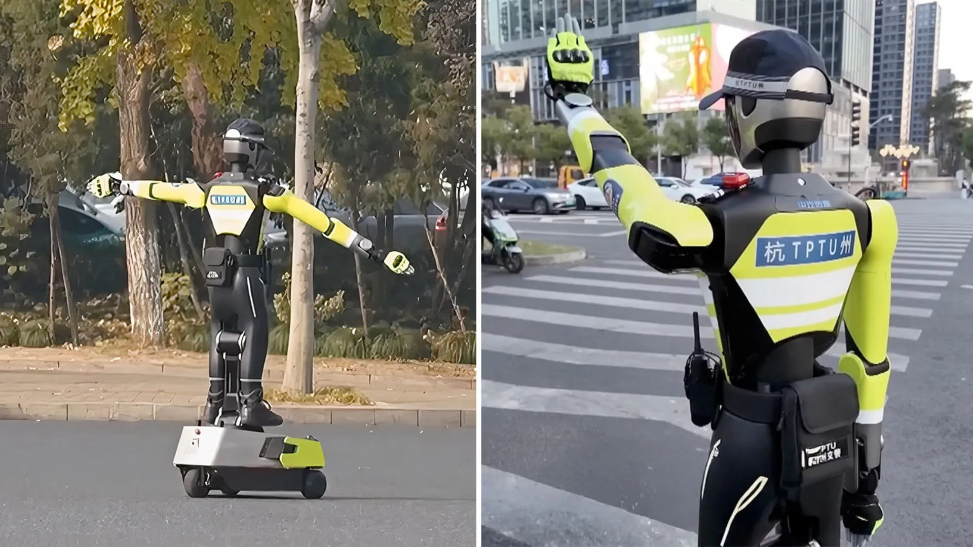 China Perkenal Robot AI untuk Kawal Aliran Trafik