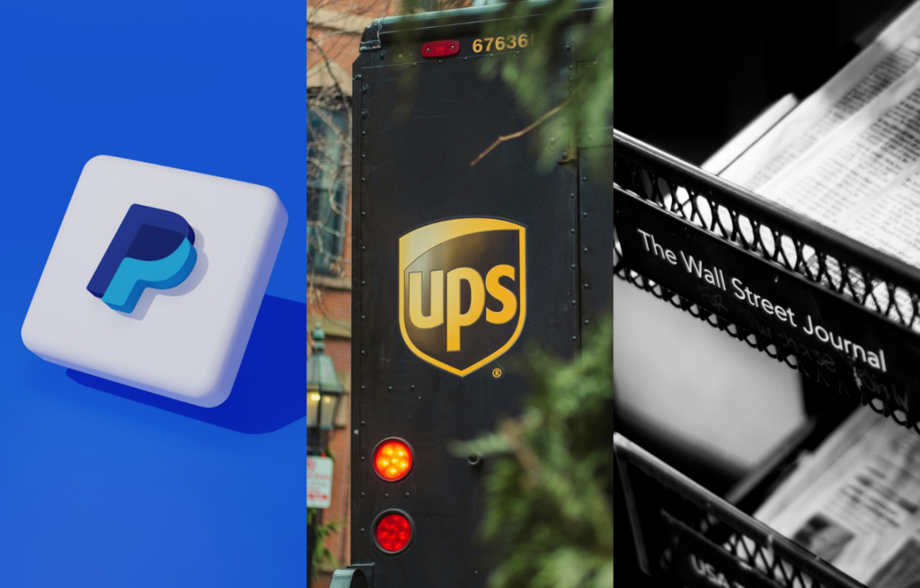 Massive layoffs expected at PayPal, UPS and Wall Street Journal